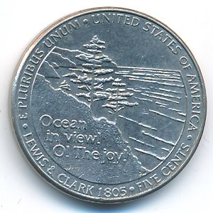 США, 5 центов (2005 г.)