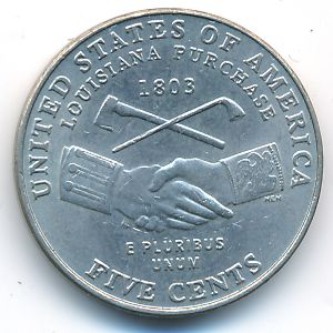 USA, 5 cents, 2004