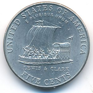 США, 5 центов (2004 г.)