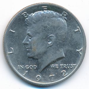США, 1/2 доллара (1972 г.)