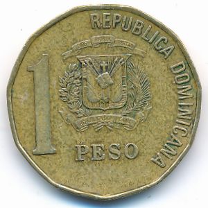 Доминиканская республика, 1 песо (2002 г.)