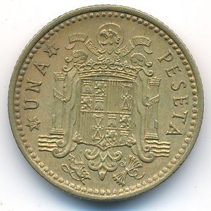 Испания, 1 песета (1966 г.)