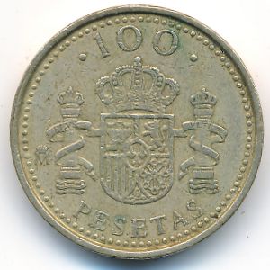 Испания, 100 песет (1998 г.)