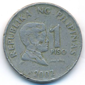 Филиппины, 1 песо (2002 г.)