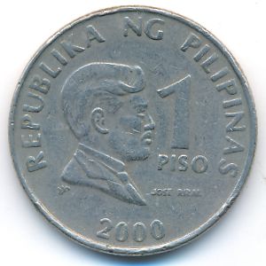 Филиппины, 1 песо (2000 г.)