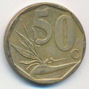 ЮАР, 50 центов (2010 г.)