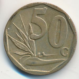 ЮАР, 50 центов (2008 г.)