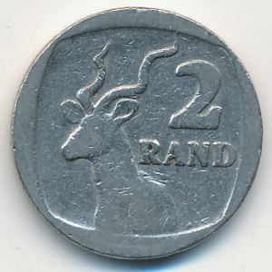 South Africa, 2 rand, 1991