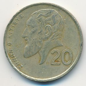 Кипр, 20 центов (1993 г.)
