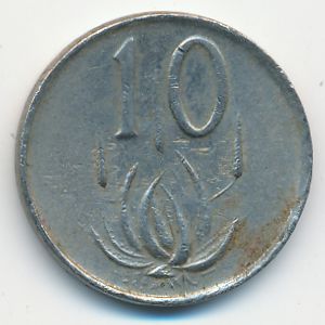 ЮАР, 10 центов (1982 г.)
