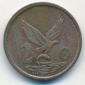 ЮАР, 2 цента (1995 г.)