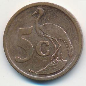 ЮАР, 5 центов (2008 г.)