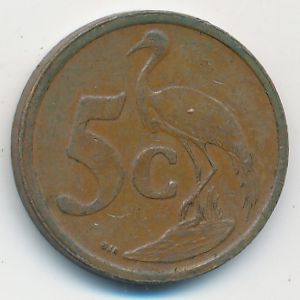 ЮАР, 5 центов (2004 г.)