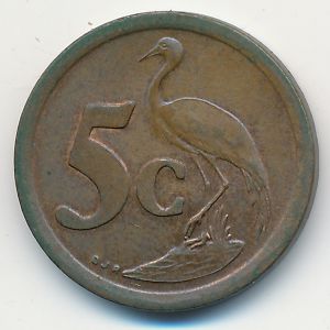 ЮАР, 5 центов (1994 г.)