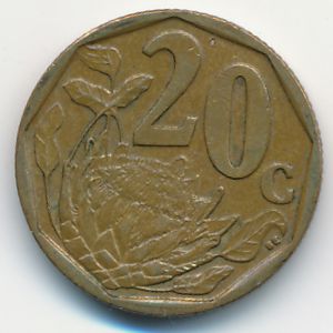 ЮАР, 20 центов (2004 г.)