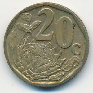 South Africa, 20 центов, 2007
