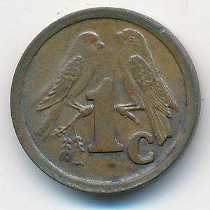 ЮАР, 1 цент (1992 г.)
