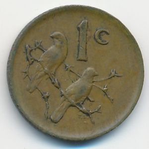 ЮАР, 1 цент (1980 г.)