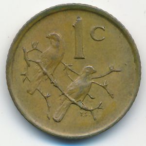 ЮАР, 1 цент (1985 г.)