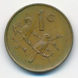 ЮАР, 1 цент (1989 г.)