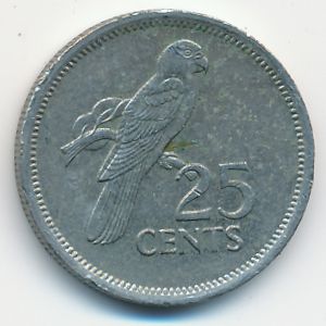 Сейшелы, 25 центов (1982 г.)