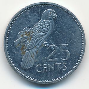 Сейшелы, 25 центов (1997 г.)