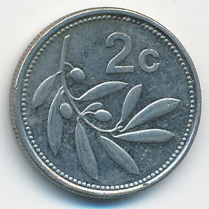 Мальта, 2 цента (2002 г.)