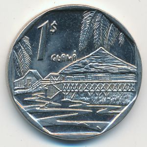Cuba, 1 peso, 2012