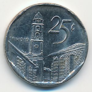 Cuba, 25 centavos, 2006