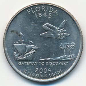 США, 1/4 доллара (2004 г.)