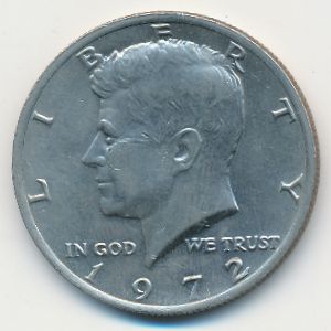 США, 1/2 доллара (1972 г.)