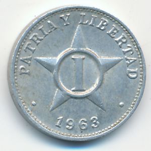 Cuba, 1 centavo, 1963