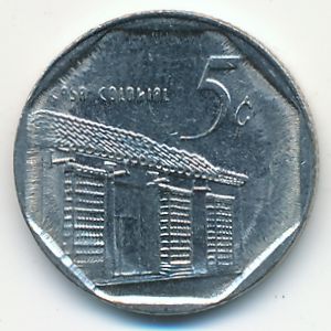 Куба, 5 сентаво (2009 г.)