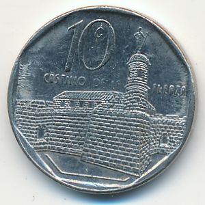 Куба, 10 сентаво (2002 г.)