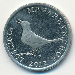 Croatia, 1 kuna, 2012