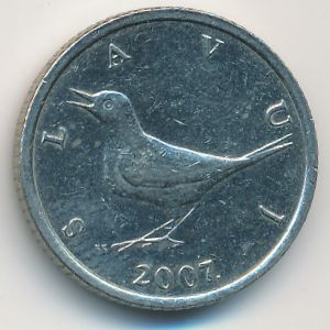 Хорватия, 1 куна (2007 г.)