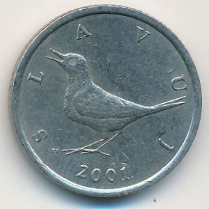 Хорватия, 1 куна (2001 г.)
