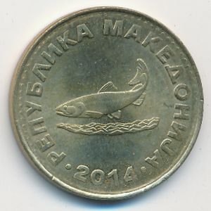 Macedonia, 2 denari, 2014