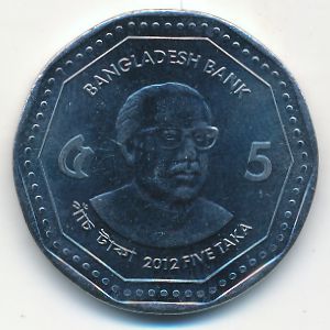 Бангладеш, 5 така (2012 г.)