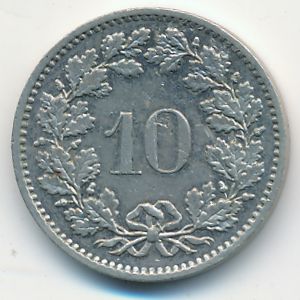 Швейцария, 10 раппенов (1981 г.)