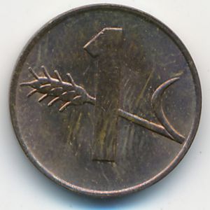 Швейцария, 1 раппен (1970 г.)