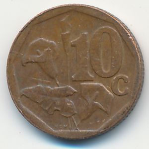 ЮАР, 10 центов (2015 г.)