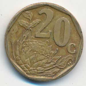 South Africa, 20 центов, 2008