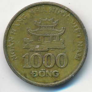 Vietnam, 1000 dong, 2003