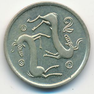 Кипр, 2 цента (1988 г.)
