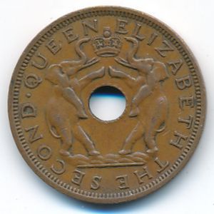 Родезия и Ньясаленд, 1 пенни (1962 г.)