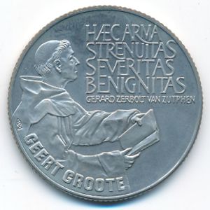 Нидерланды., 10 экю (1990 г.)