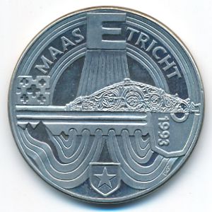Нидерланды., 10 экю (1993 г.)