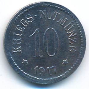 Кам., 10 пфеннигов (1917 г.)