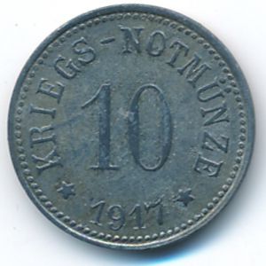 Кам., 10 пфеннигов (1917 г.)